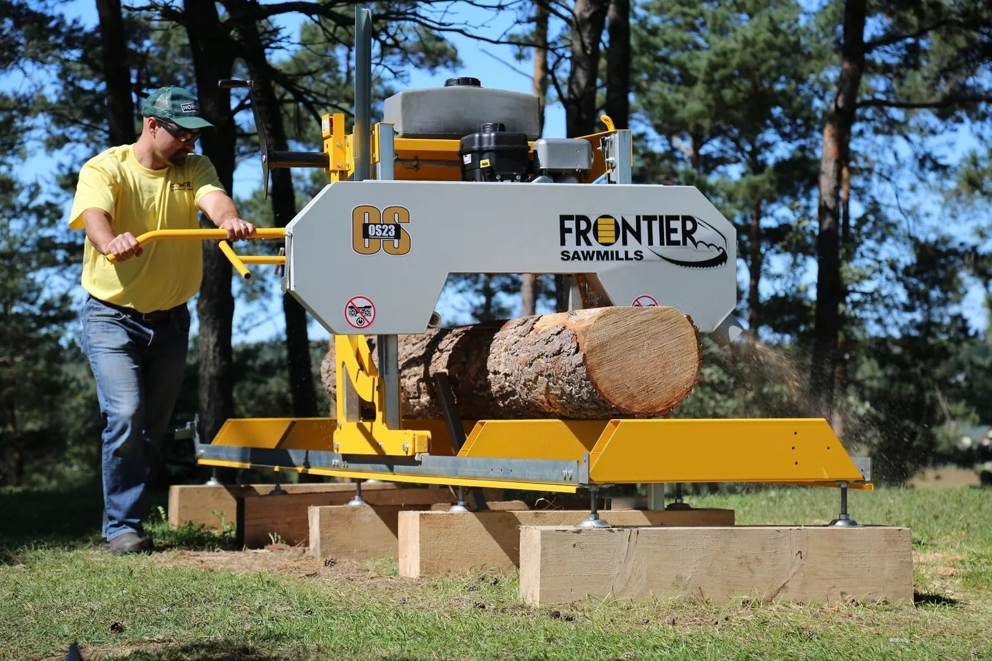 Frontier OS 27 tukkivannesaha sähkömoottorilla